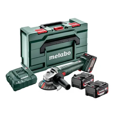 METABO W 18 L 9-125 Quick Set aku úhlová bruska 18V LiIon 3x4Ah Metabox 602249960