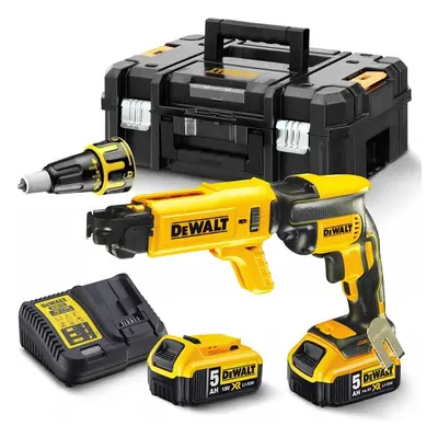 DeWALT DCF620P2K bezuhlíkový aku šroubovák na sádrokarton XR 18V LiIon 2x 5 Ah