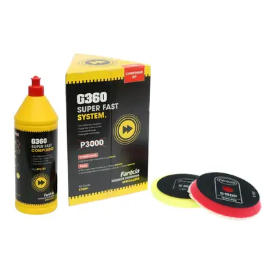 FARÉCLA KT3001 leštící set super Fast System Compound Kit G360