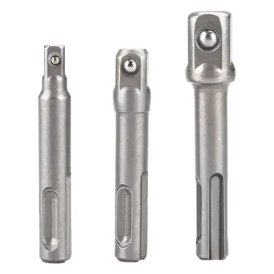 EXTOL PREMIUM sada adaptérů SDS+ na čtyřhran 1/4"-3/8"-1/2", CrV - 3ks 8819695