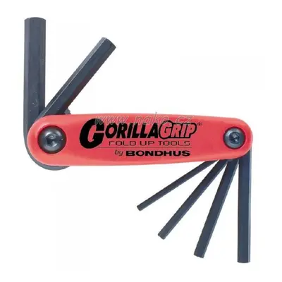 BONDHUS 12587 Gorilla Grip sada imbus klíčů (2,2.5,3,4,5,6,8mm)