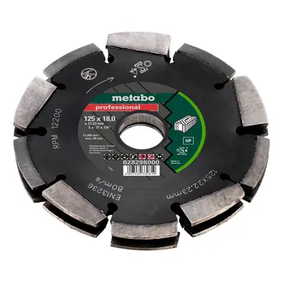 METABO diamantový frézovací kotouč 2 řadý 125mm professional UP 628298000