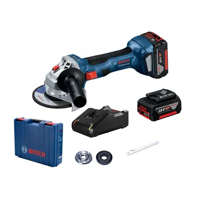 BOSCH GWS 180-LI aku úhlová bruska Professional 2x4.0 Ah LiIon 06019H9021