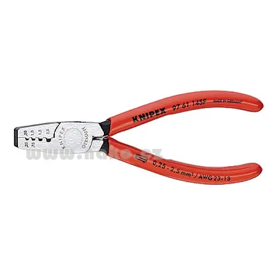 KNIPEX 9761145A kleště na kabel.koncovky 0,25 - 2,5