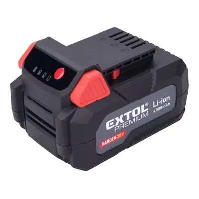 EXTOL PREMIUM 8895782 baterie akumulátorová, GARDEN 20V LiIon 4 Ah, ORIGINÁL