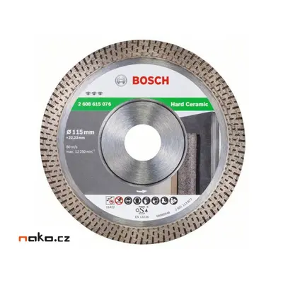 BOSCH diamantový dělicí kotouč Best for Hard Ceramic 115x22mm 2608900654