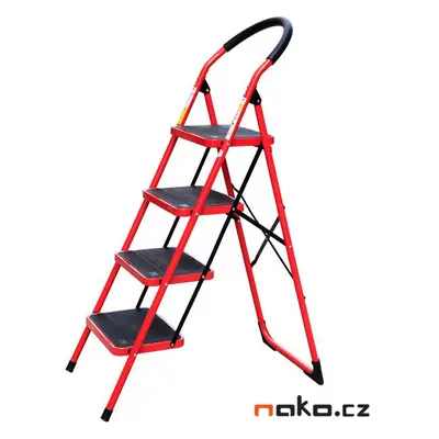 EXTOL PREMIUM schůdky ocelové skládací 8849032 - 4 stupně 92cm