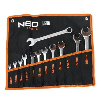 NEO TOOLS sada očkoplochých klíčů 6-22mm, 12ks, 09-752