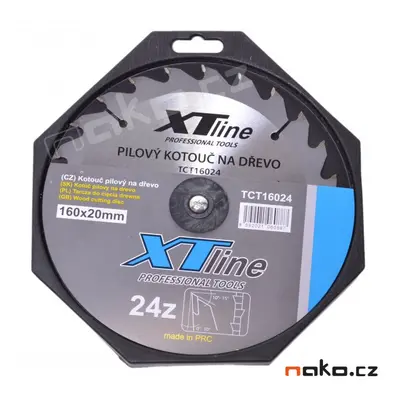 XTline pilový kotouč 160x2.6x20 24WZ TCT16024