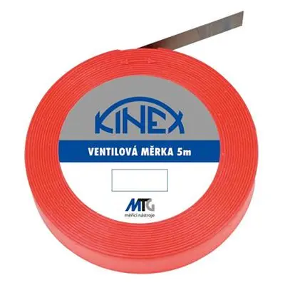 KINEX ventilová měrka v dóze 0,10mm/5m, 1134-0,10/D