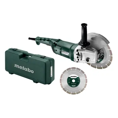 METABO Set WE 2200-230 úhlová bruska 230mm, 2x dia kotouč v kufru 691081000