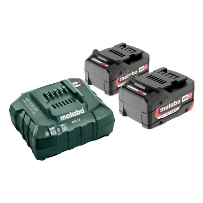 METABO Basic Set 18V Li-Power 2x akumulátor 4.0Ah+nabíječka ASC 55) 685050000 ORIGINÁL