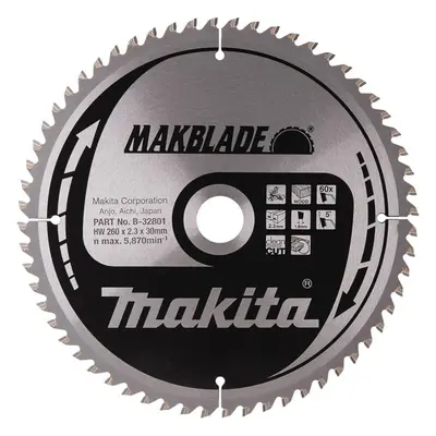 MAKITA B-32801 pilový kotouč 260x30 60T =old B-09020