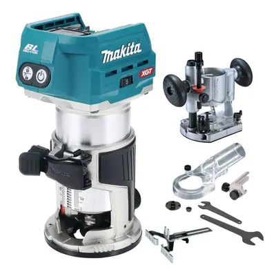 MAKITA RT001GZ17 aku kombinovaná frézka LiIon XGT 40V, bez aku Z