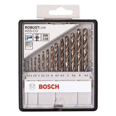 BOSCH sada vrtáků do kovu Robust Line HSSCo 1,5-6,5mm 13ks 2607019926