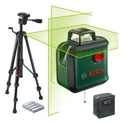 BOSCH AdvancedLevel 360 křížový nivelační laser zelený se stativem 0603663B07