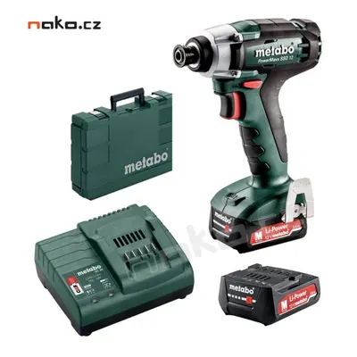 METABO PowerMaxx SSD 12 aku rázový utahovák 2x 2Ah LiIon 601114500