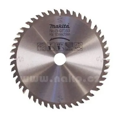 Makita kotouč pilový TK 165x20x2,2mm 48z 8°poz. B-09298 (B-33015, B-07353)