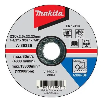 MAKITA 230x2,5 A30R-BF řezný kotouč A-85335