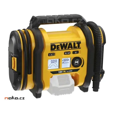 DeWALT DCC018N aku a auto kompresor XR 18V / 12V, bez aku