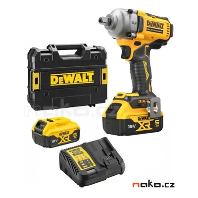 DeWALT DCF892P2T aku rázový bezuhlíková utahovák 1/2" 18V XR LiIon 2x 5Ah