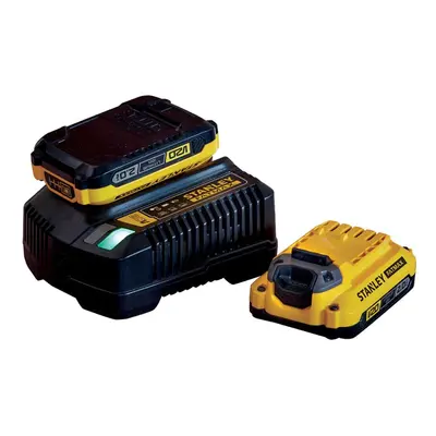 STANLEY FATMAX SFMCB12D2-QW startovací sada 18V 2x baterie 2Ah + nabíječka V20, ORIGINÁL