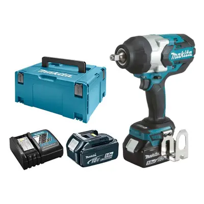 MAKITA DTW1002RTJ aku rázový utahovák LXT 1/2" LiIon 18V 2x5Ah