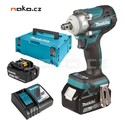 MAKITA DTW300RTJ aku rázový utahovák Li-ion LXT 18V/5,0Ah