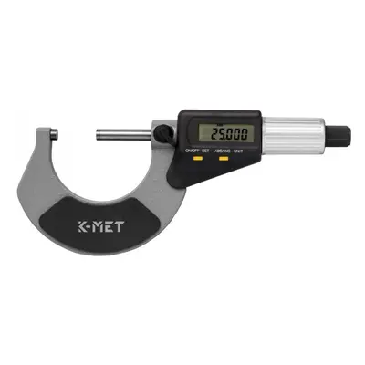 KINEX K-MET 7031-02-050 mikrometr třmenový digitální 25-50mm, 0,001mm