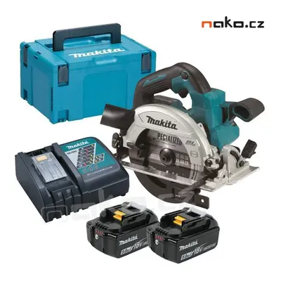 MAKITA DHS660RTJ bezuhlíková aku kotoučová pila LXT 18V 2x5Ah