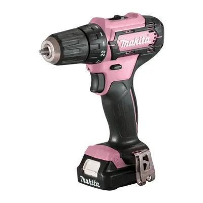 MAKITA DF333DSAP1 růžová aku vrtačka a šroubovák LiIon 12V 2Ah CXT PINK