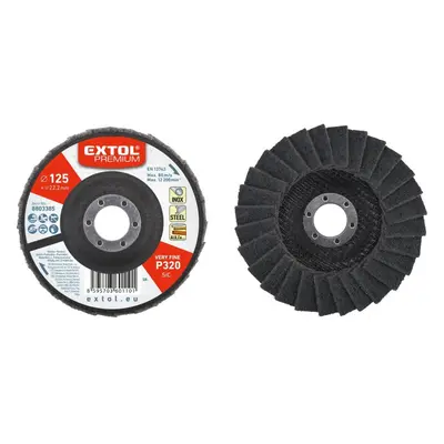 EXTOL PREMIUM 8803385 kotouč 125mm P320 lamelový šikmý z brusného karbidového rouna