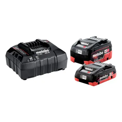 METABO Basic set 18V LiHD 1x 4Ah +1x 5,5Ah baterie a nabíječka 685160000 - ORIGINÁL