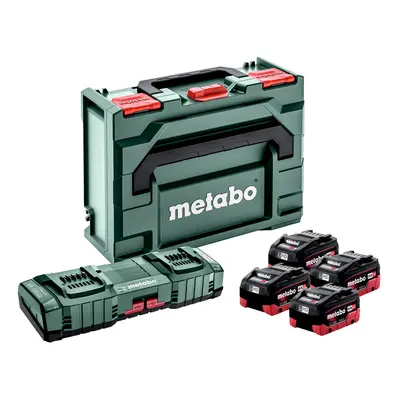 METABO Basic Set 18V LiHD (akumulátor 4x10Ah+nabíječka ASC 145 DUO+metaBOX) 685143000