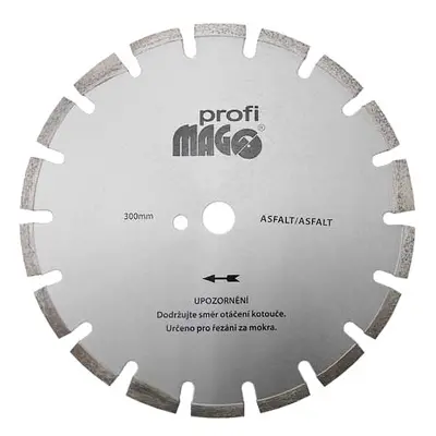 MAGG Profi DKS300 diamantový kotouč segmentový 300x25,4mm na asfalt