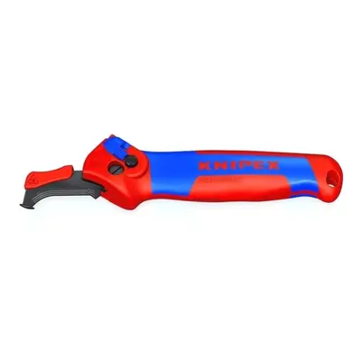 KNIPEX 1650145SB odizolovací nůž (s vodící patkou a funkcí ráčny)