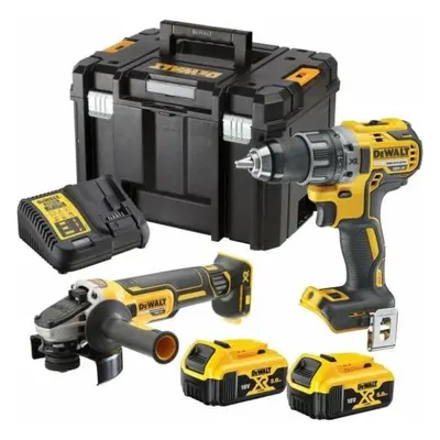 DeWALT DCK2020P2T kombo sada aku nářadí 18V DCD791+DCG405 XR LiIon 2x5Ah TSTAK