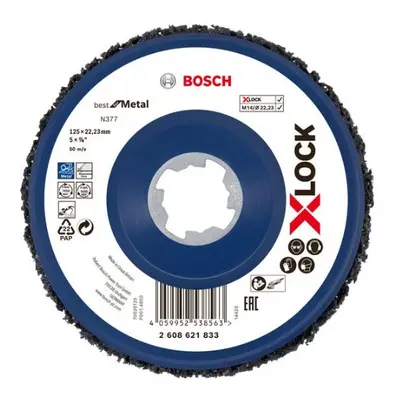 BOSCH porézní čistící kotouč na barvu 125mm N377 X-LOCK 2608621833