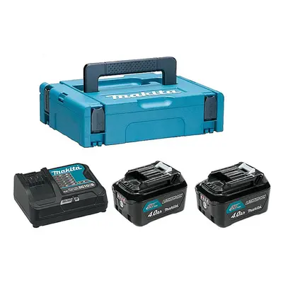 MAKITA 197641-2 sada 2x akumulátor BL1041B 12V 4Ah LiIon CXT + nabíječka DC10SB, ORIGINÁL