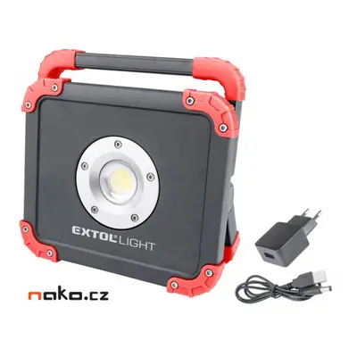 EXTOL LIGHT 43134 LED reflektor nabíjecí s powerbankou, 2000lm