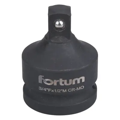 FORTUM 4703108 rázový adaptér 3/4" - 1/2" vnitřní 3/4"- vnější 1/2", 61CrV5