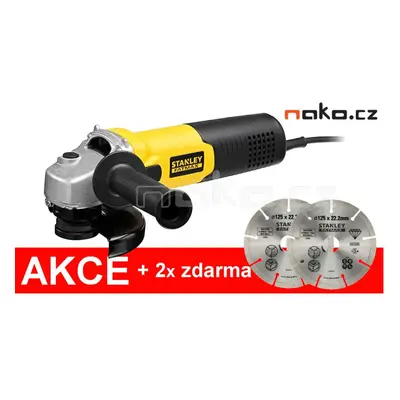 STANLEY FATMAX FMEG225VS-QS úhlová bruska 125mm 1100W s regulací