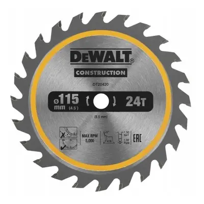 DeWALT DT20420 pilový kotouč 115x9,5mm 24T