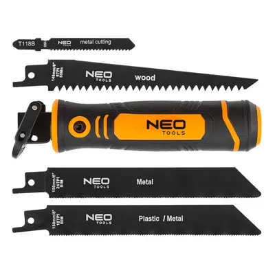 NEO TOOLS 44-650 pilka s vyměnitelnými listy do přímočaré pily a ocasky 4ks