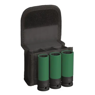 BOSCH sada rázových hlavic na litá kola PRO Impact Socket Set 17,19,21mm 2608003033