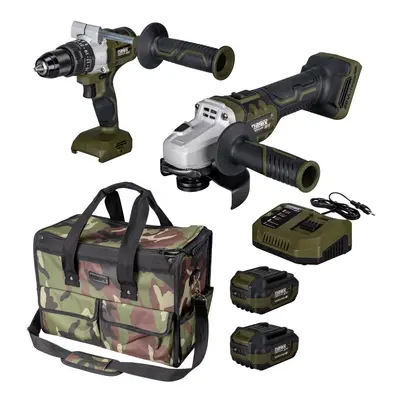 NAREX Camouflage COMBO SET CSP 13-2 + CBU 125 + 2x LiIon 4Ah, nabječka a brašna 65406487