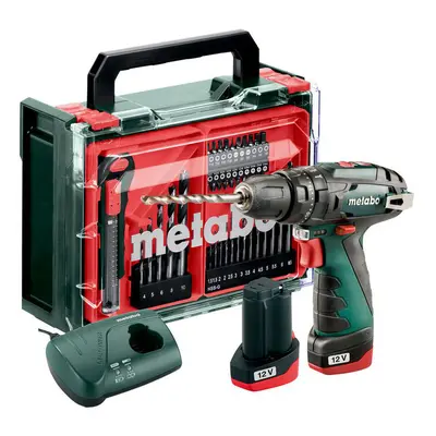 METABO Power Maxx SB Basic aku příklepová vrtačka 12V 2x 2Ah MOBILNÍ DÍLNA 600385710