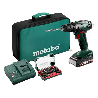 METABO BS 18 SET aku vrtačka 18V 1x 2Ah LiIon + sada bitů 602207580