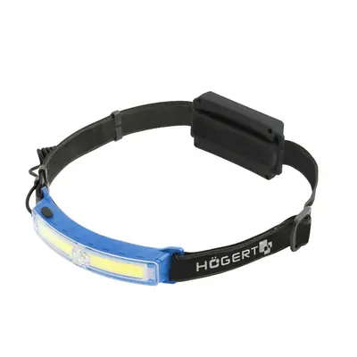 HOGERT HT1E428 čelovka COB XPG LED 6 funkcí 3,7V 1,2Ah LiIon 380 lm USB