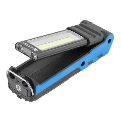 HOGERT HT1E407 skládací dílenská LED lampa 3,7V LiIon 2Ah USB, Powerbanka